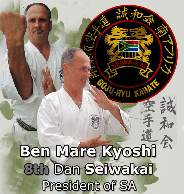 Ben Mare Kyoshi 8th Dan  - president of Seiwakai SA