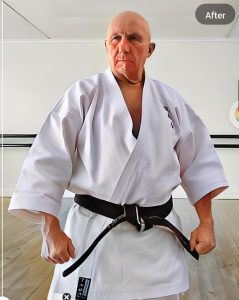 peter klipfel shihan of the Japanese Goju ryu dojo Tableview Cape Town South Africa