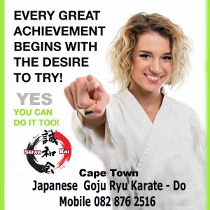 yes you can do karate ladies - join our beginner class in Table View