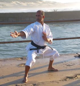 Clive Naido 4th Dan Port Alfred karate classes