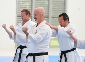 testing karate members at every class for progress